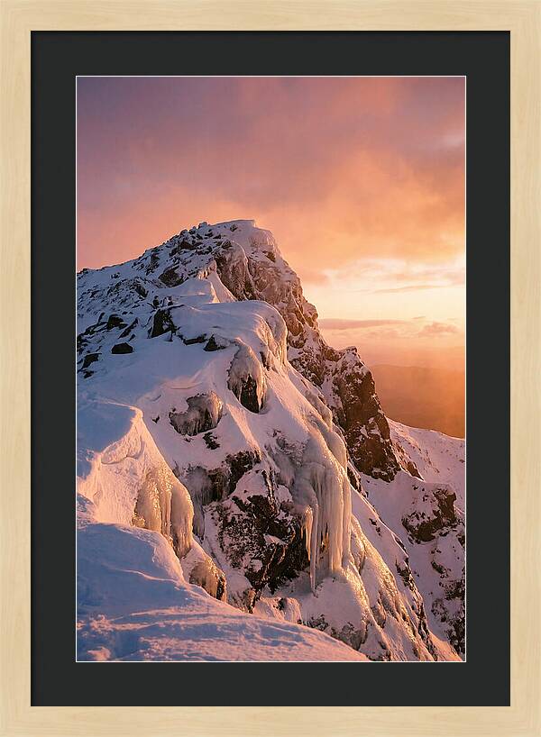 Ben Nevis Peak At Dusk