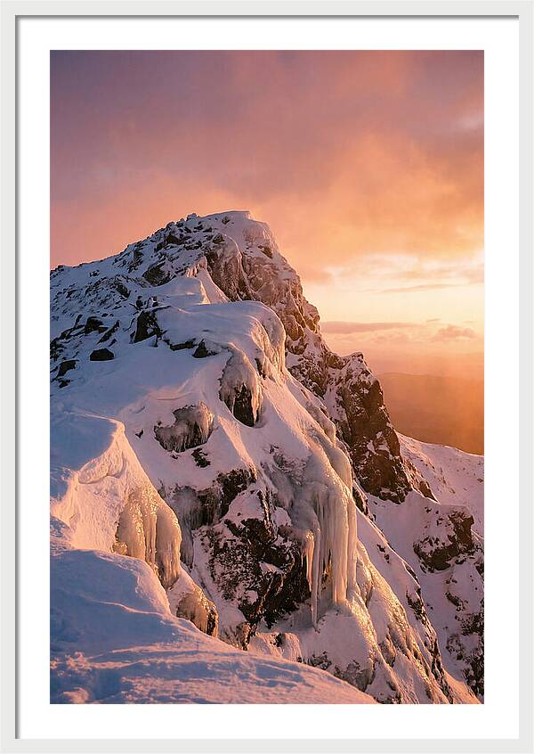Ben Nevis Peak At Dusk