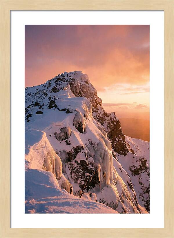 Ben Nevis Peak At Dusk