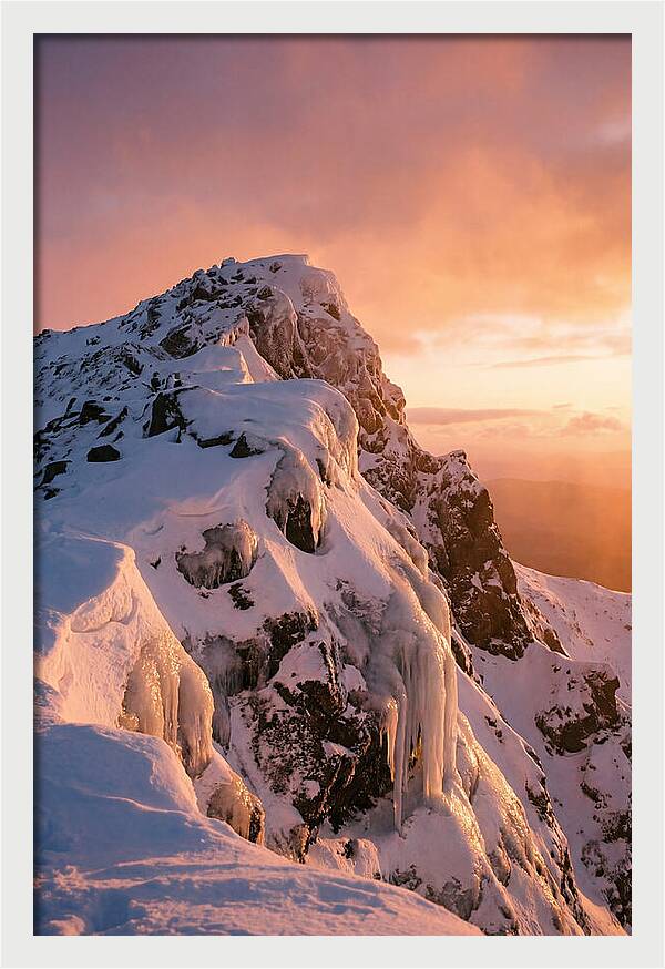 Ben Nevis Peak At Dusk