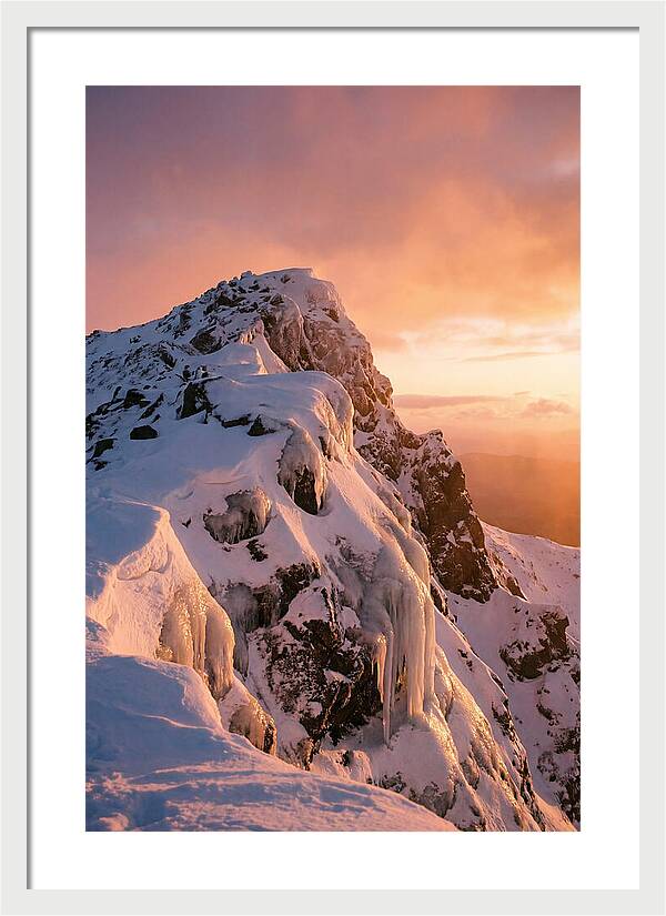 Ben Nevis Peak At Dusk