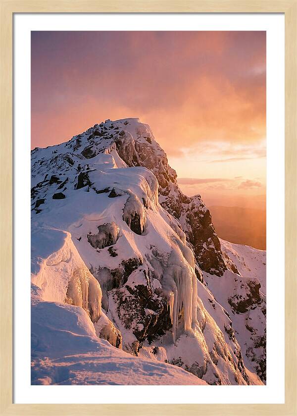 Ben Nevis Peak At Dusk