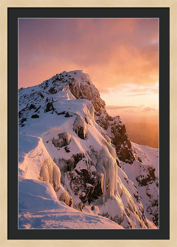 Ben Nevis Peak At Dusk