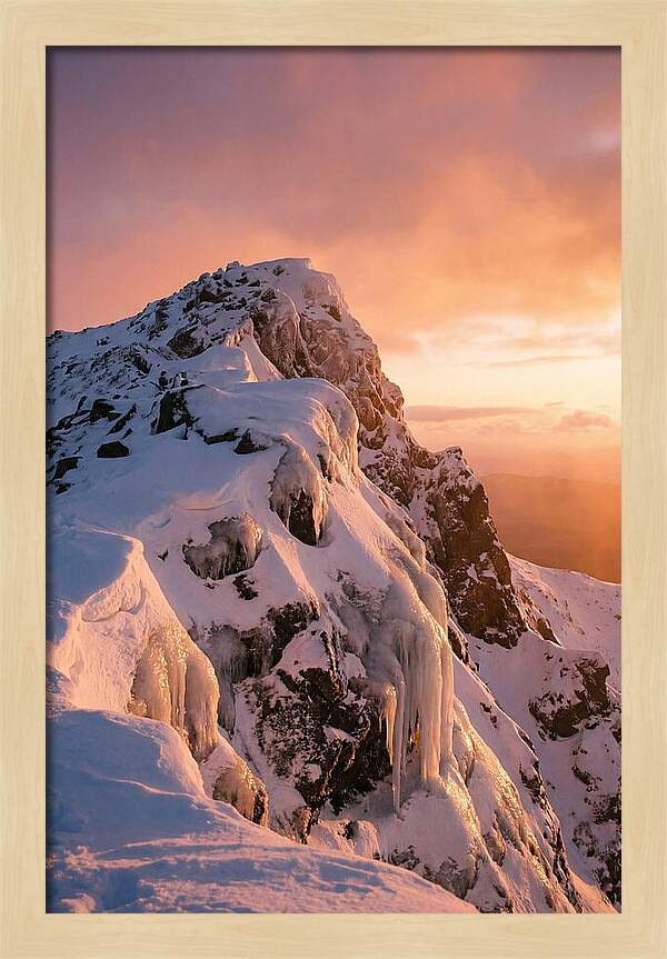 Ben Nevis Peak At Dusk