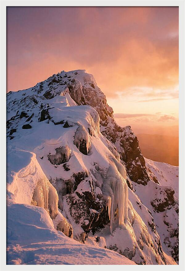 Ben Nevis Peak At Dusk