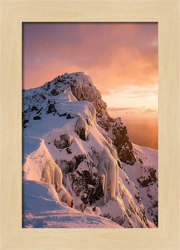 Ben Nevis Peak At Dusk
