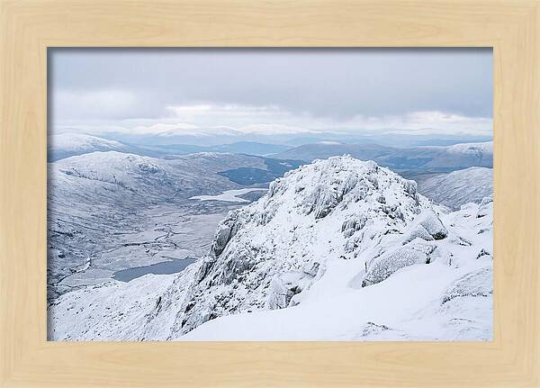 Ben Nevis Winter Summit View