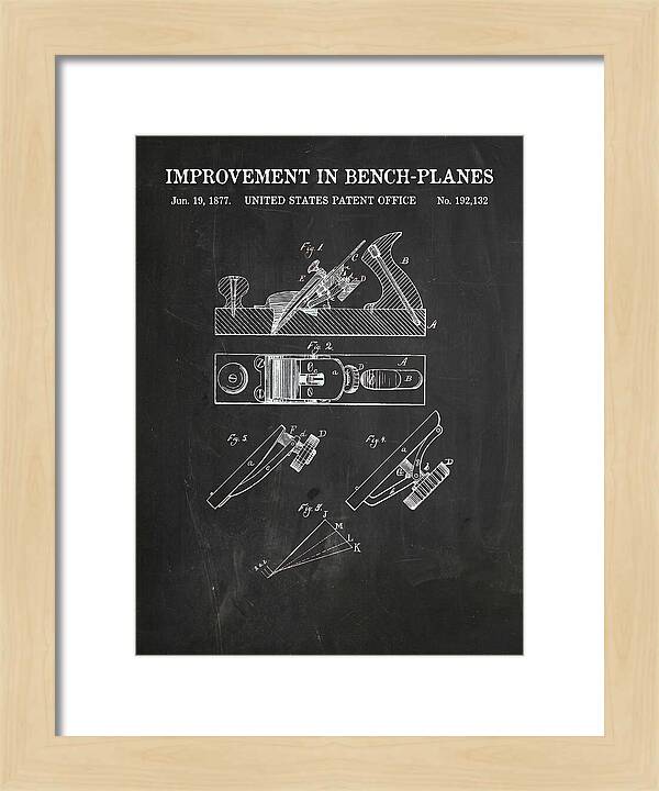 Bench Plane Chalkboard Patent Us192132a