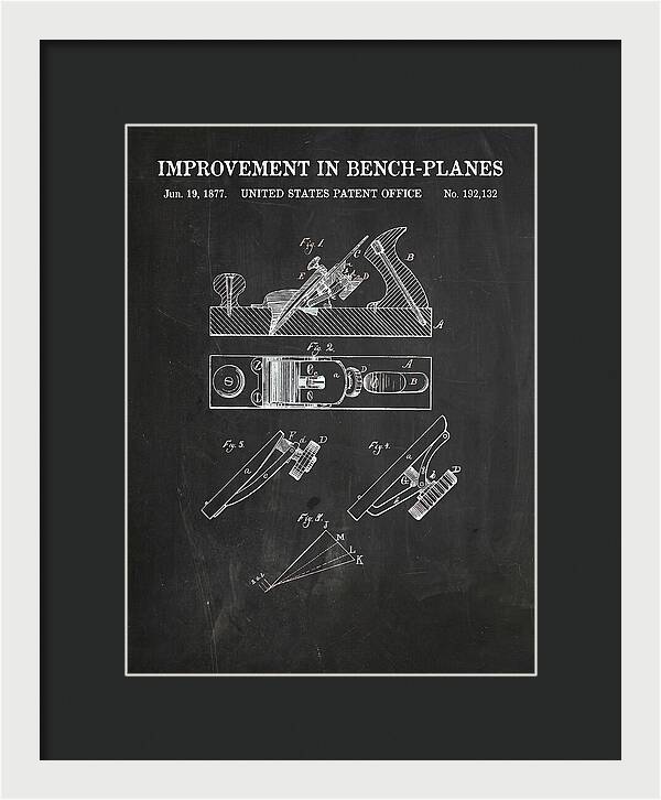 Bench Plane Chalkboard Patent Us192132a