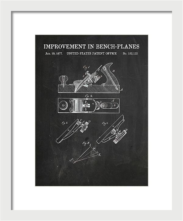 Bench Plane Chalkboard Patent Us192132a