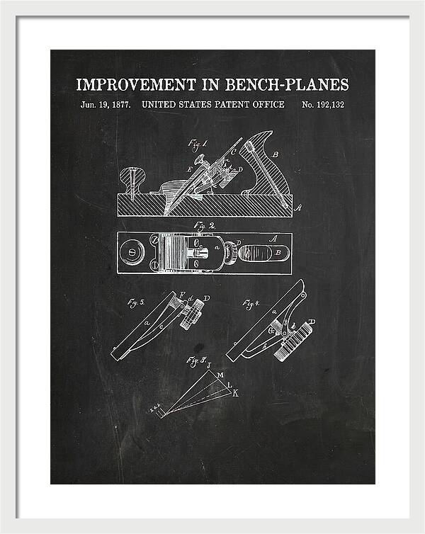 Bench Plane Chalkboard Patent Us192132a