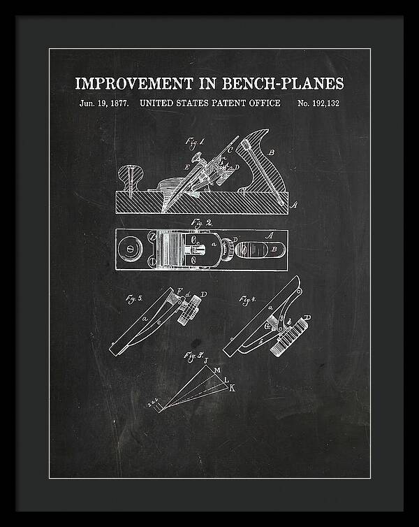 Bench Plane Chalkboard Patent Us192132a