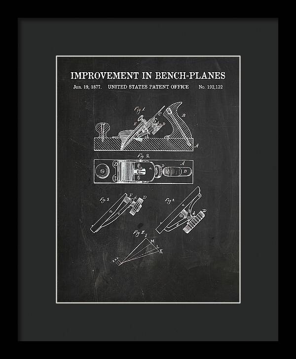 Bench Plane Chalkboard Patent Us192132a