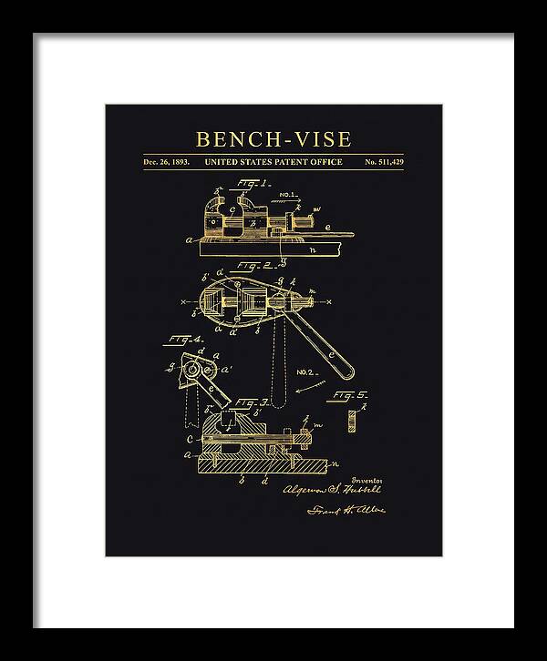 Bench Vise Gold Patent Us511429a