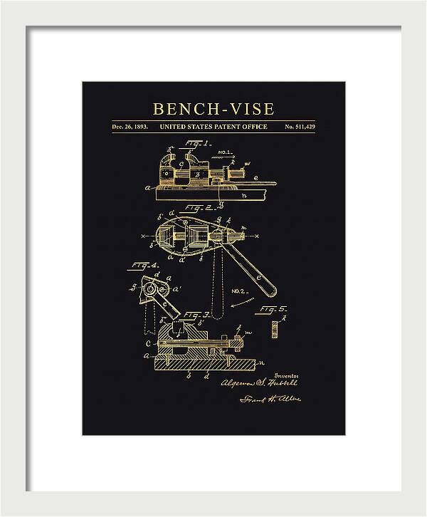 Bench Vise Gold Patent Us511429a