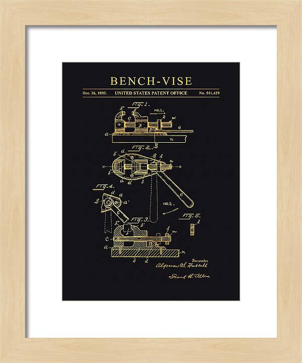 Bench Vise Gold Patent Us511429a