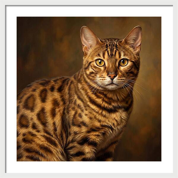 Bengal Cat Portrait
