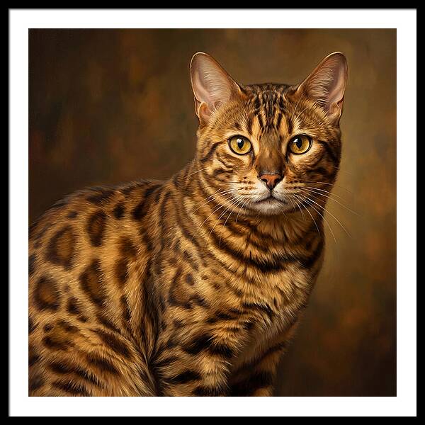 Bengal Cat Portrait