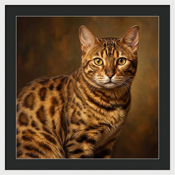 Bengal Cat Portrait