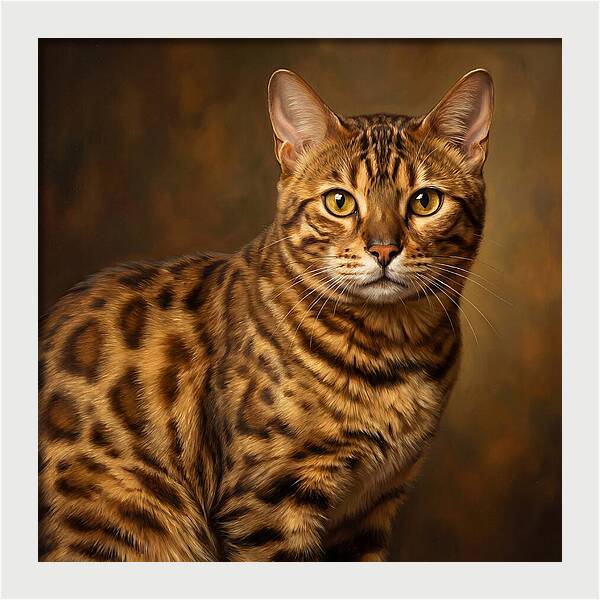Bengal Cat Portrait