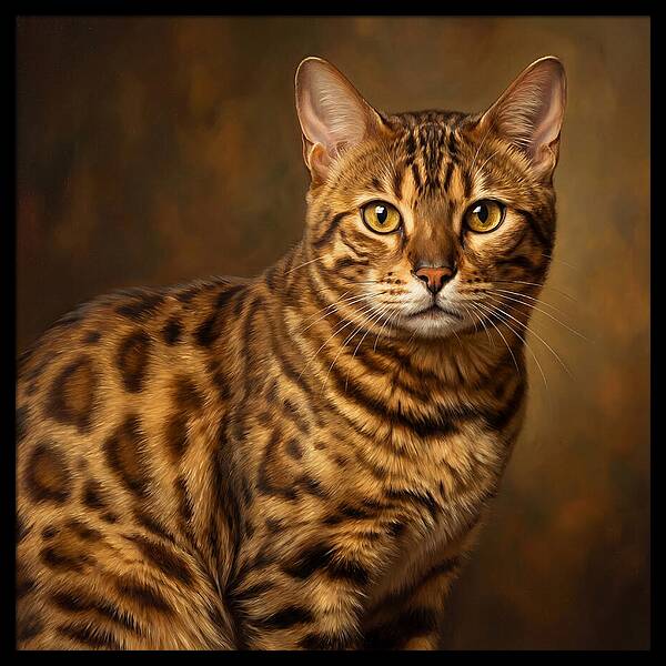 Bengal Cat Portrait
