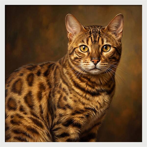 Bengal Cat Portrait