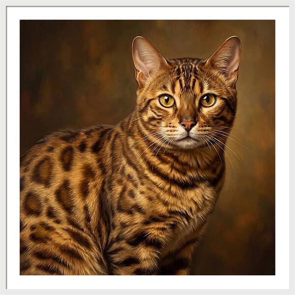 Bengal Cat Portrait