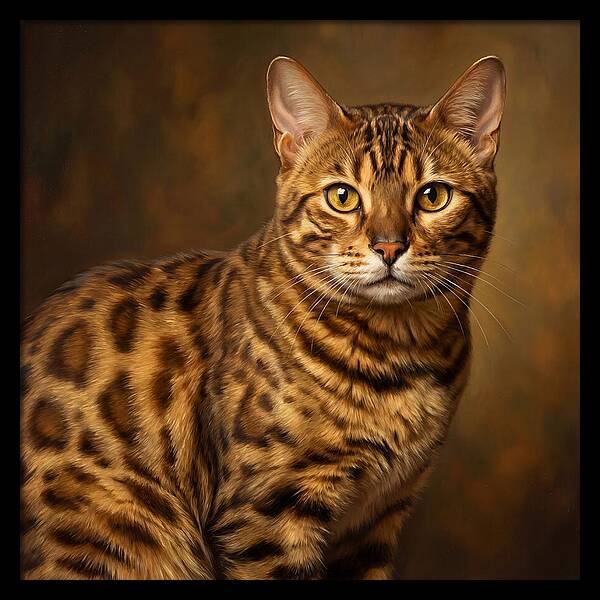 Bengal Cat Portrait