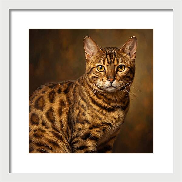 Bengal Cat Portrait