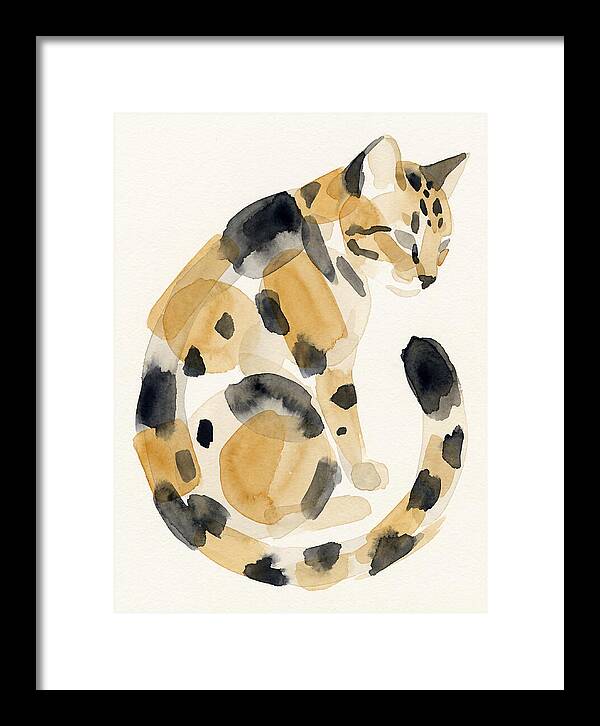 Bengal Cat Watercolor Elegance