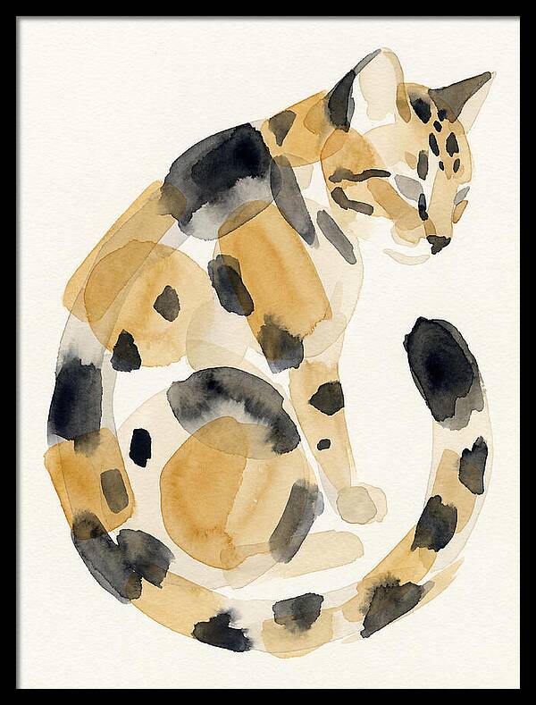 Bengal Cat Watercolor Elegance