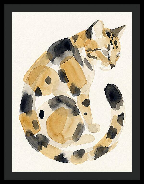 Bengal Cat Watercolor Elegance