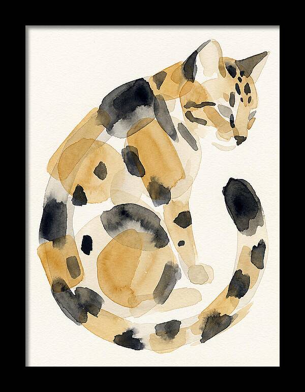 Bengal Cat Watercolor Elegance