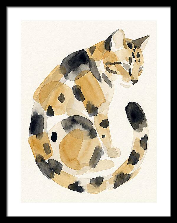 Bengal Cat Watercolor Elegance