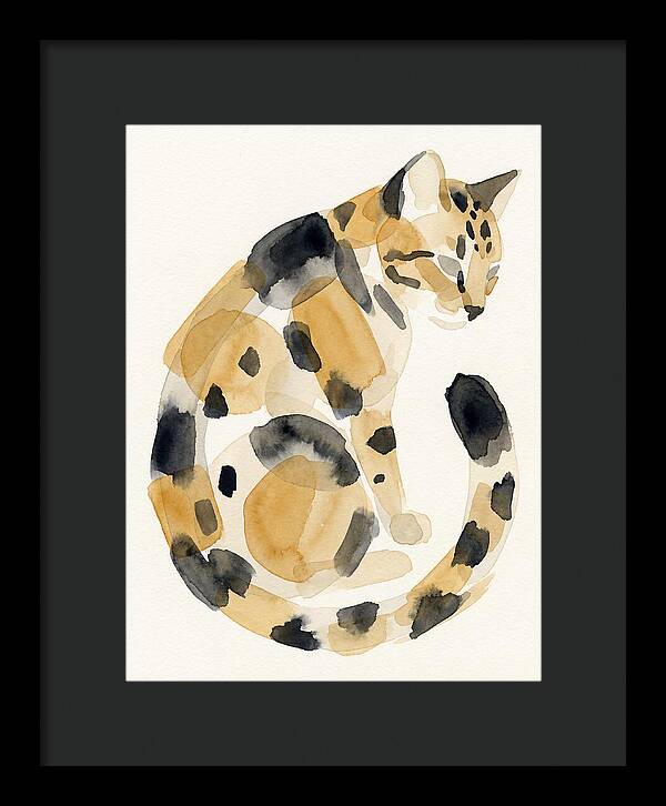 Bengal Cat Watercolor Elegance