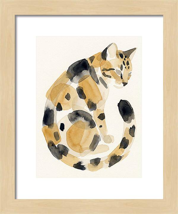 Bengal Cat Watercolor Elegance