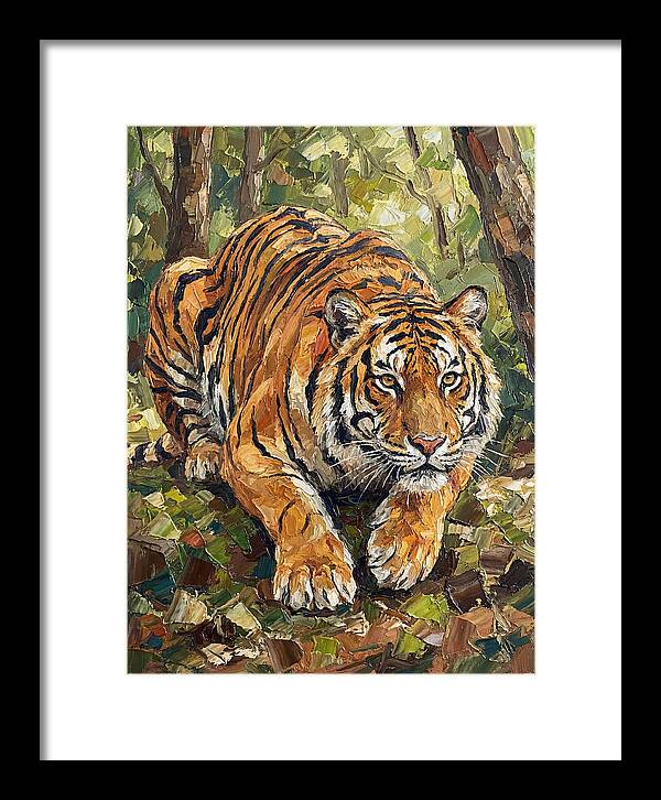 Bengal Tiger In Lush Greenery