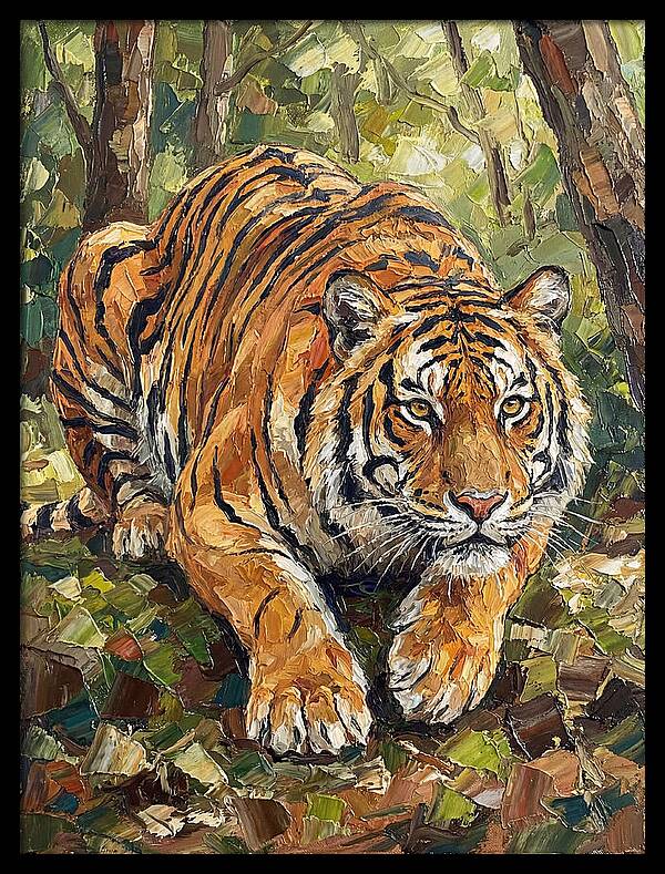 Bengal Tiger In Lush Greenery
