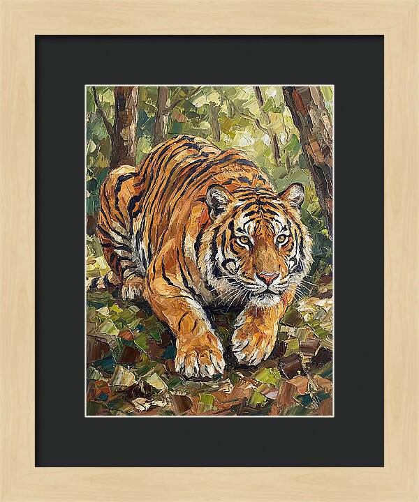 Bengal Tiger In Lush Greenery