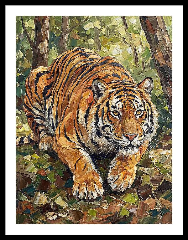 Bengal Tiger In Lush Greenery