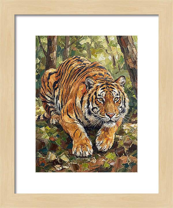 Bengal Tiger In Lush Greenery