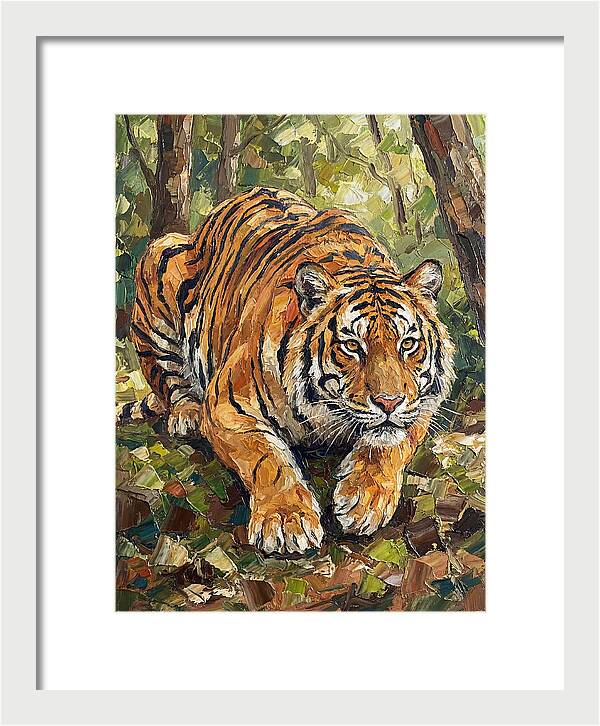 Bengal Tiger In Lush Greenery