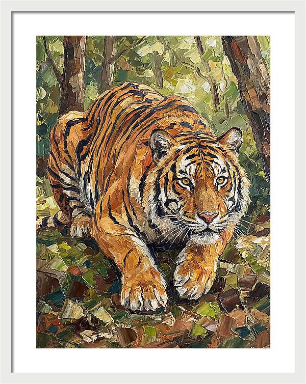 Bengal Tiger In Lush Greenery