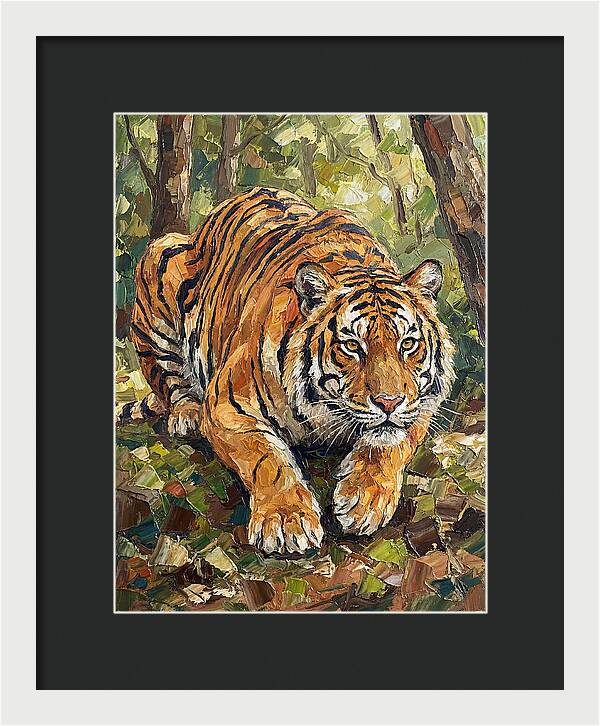 Bengal Tiger In Lush Greenery