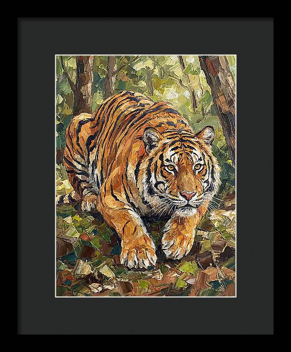 Bengal Tiger In Lush Greenery