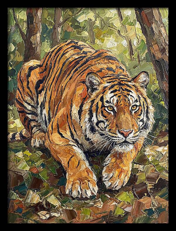 Bengal Tiger In Lush Greenery