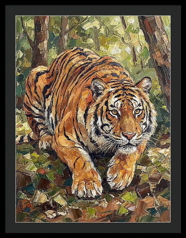 Bengal Tiger In Lush Greenery