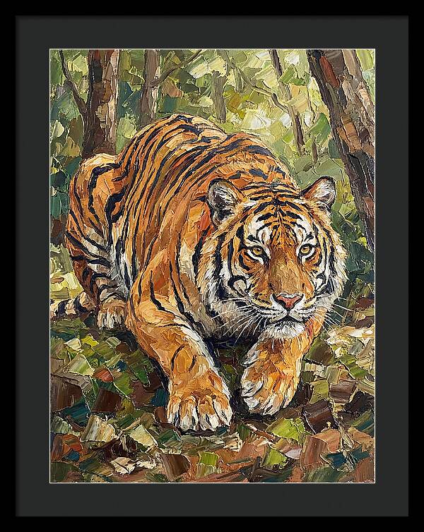 Bengal Tiger In Lush Greenery
