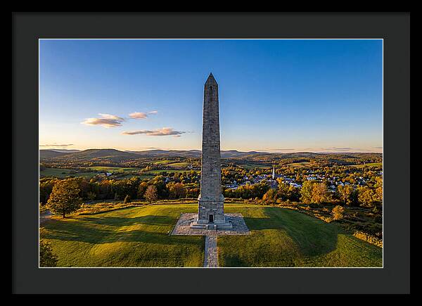 Bennington Battle Monument At Dusk