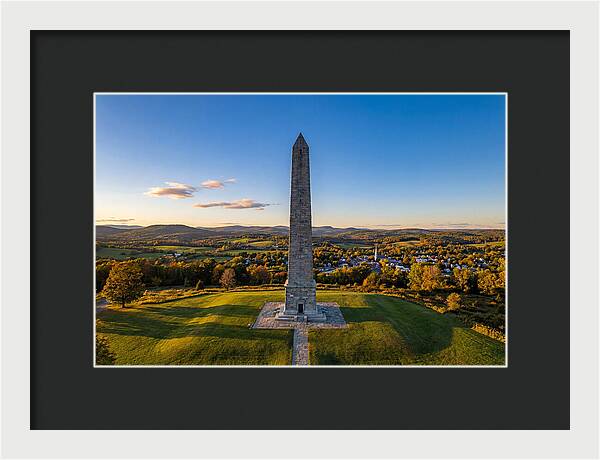Bennington Battle Monument At Dusk
